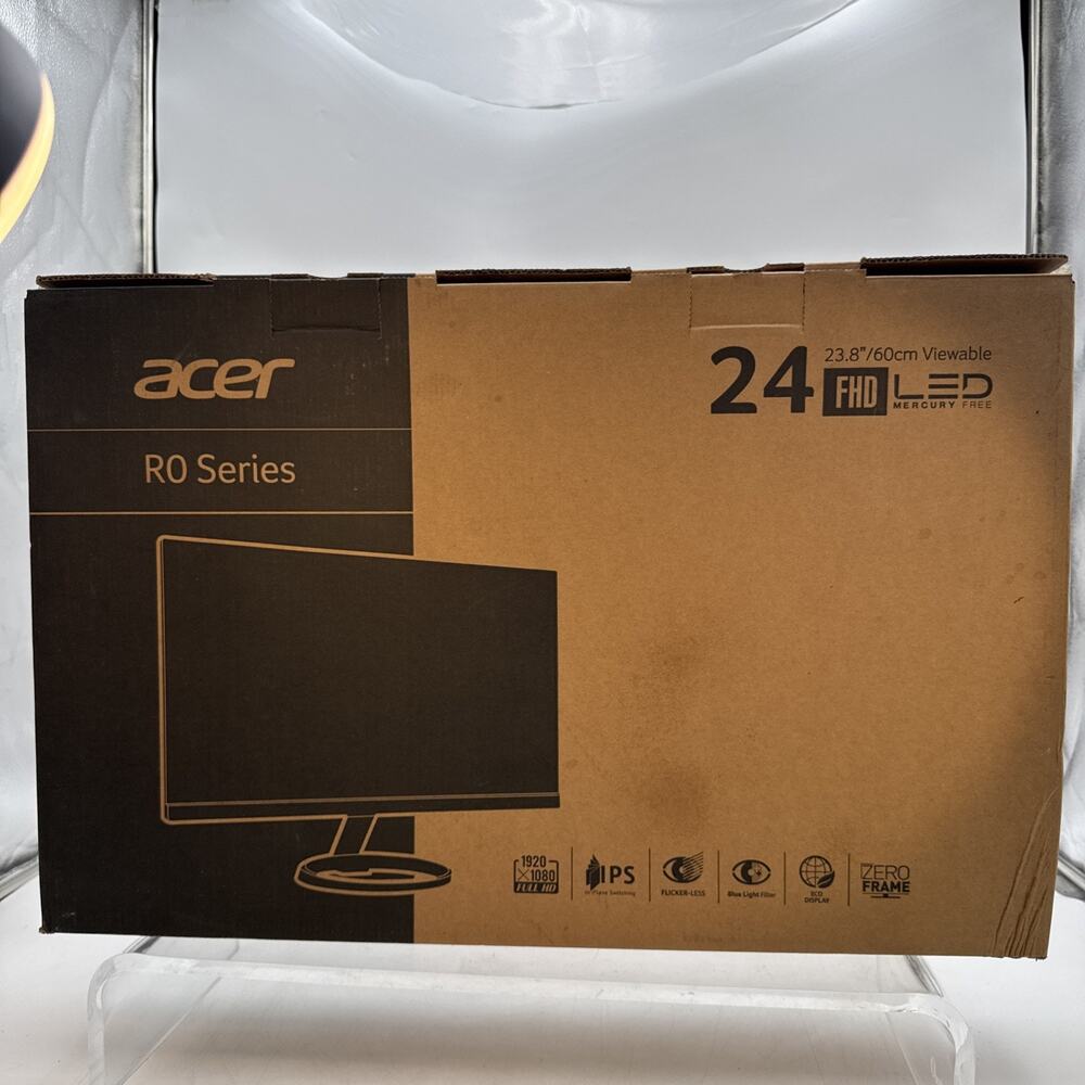 New ACER 24 RO series, PC Monitor Model # R240HY - Sealed In Original Plastic